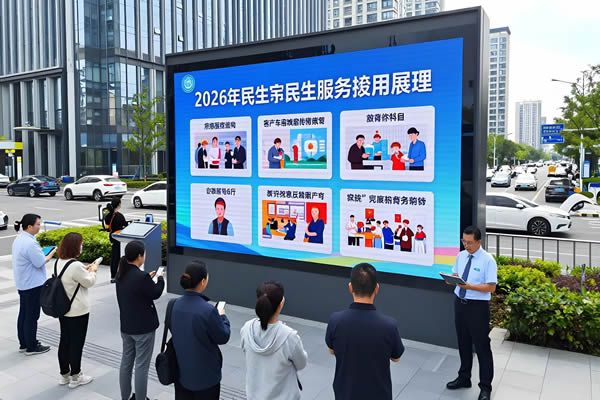 2026民生政策落地，LED顯示屏助力公共服務提質(zhì)增效